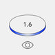 Standard Plus 1.6 (Great for all prescription under 4 dioptres) + Blue-Light-Blocking